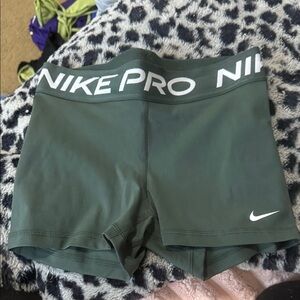 Nike Women's Athletic Shorts in Dark Green